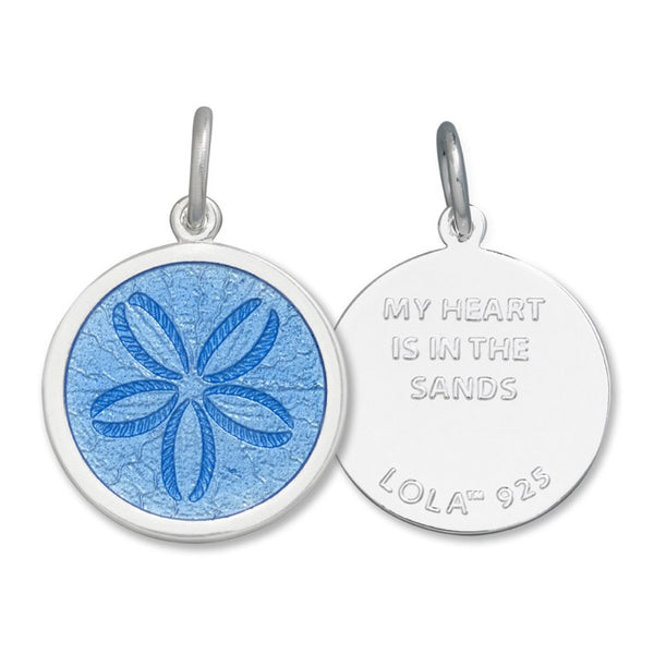 SAND DOLLAR LIGHT BLUE SMALL