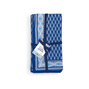 BLUE PRINT NAPKINS-SET OF 4