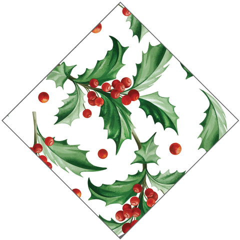 HOLLY PAPER COCKTAIL NAPKIN