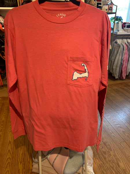 NANTUCKET RED LONGSLEEVE SHIRT