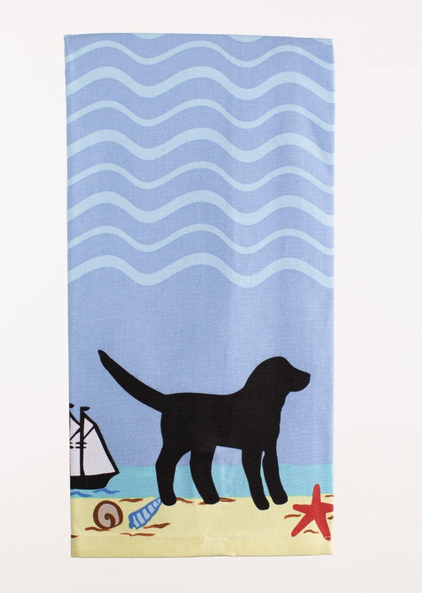 KITCHEN TOWEL- BEACH DOGS