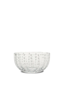 PERLE SMALL GLASS BOWL-CLEAR