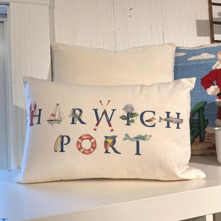 Harwich Port Pillow 11 x 17
