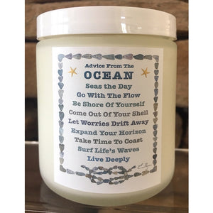 ADVICE FROM THE OCEAN CANDLE