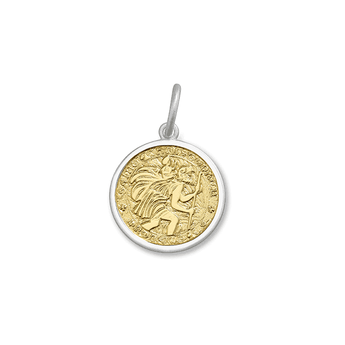 ST CHRISTOPHER GOLD CENTER MINI