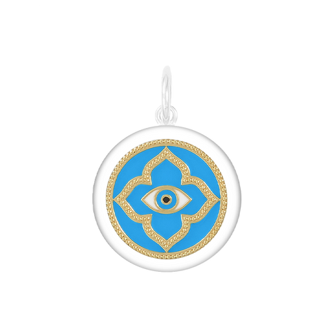 EVIL EYE TURQUOISE,GOLD-SM