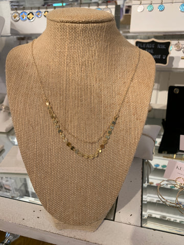 MYKONOS GOLD FILLED NECKLACE