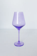 LAVENDER STEMMED WINE GLASS