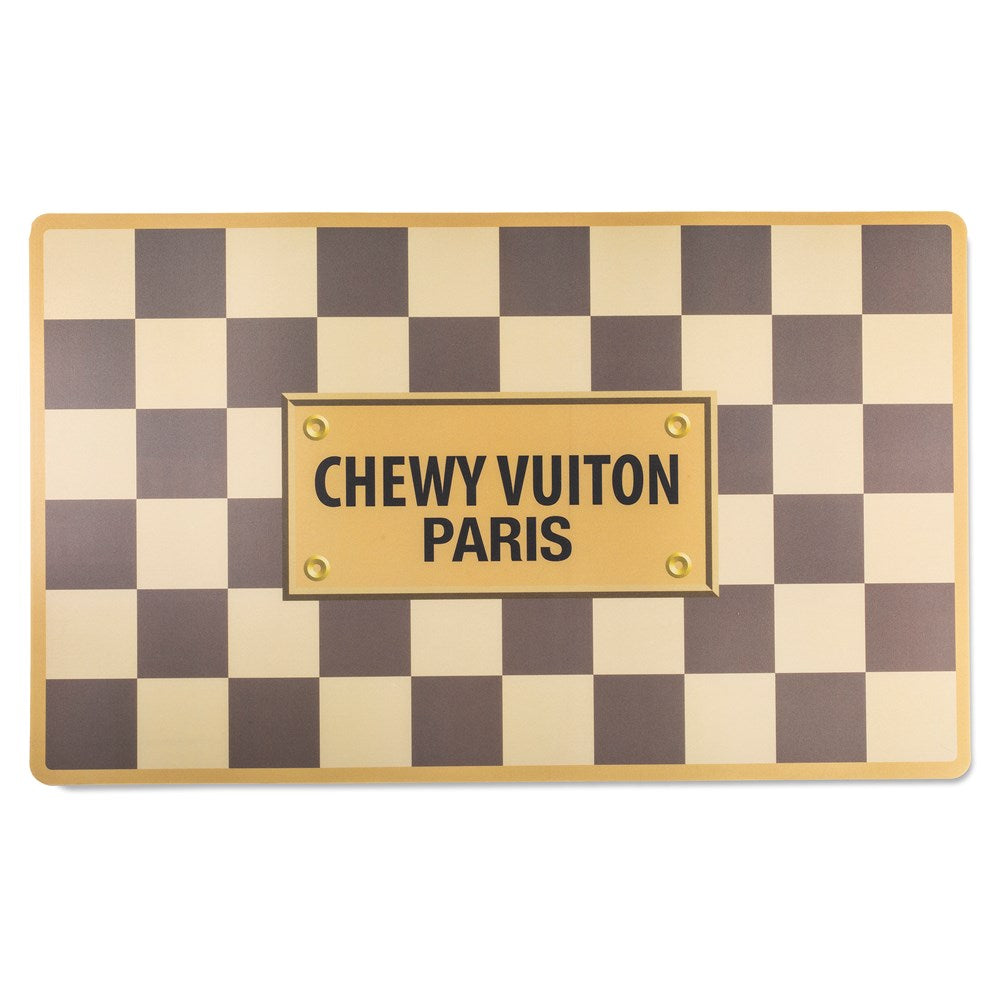 CHECKER CHEWY VUITON PLACEMAT