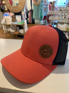 NATUCKET RED TRUCKER WITH HP PATCH