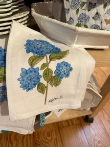 hydrangea napkins