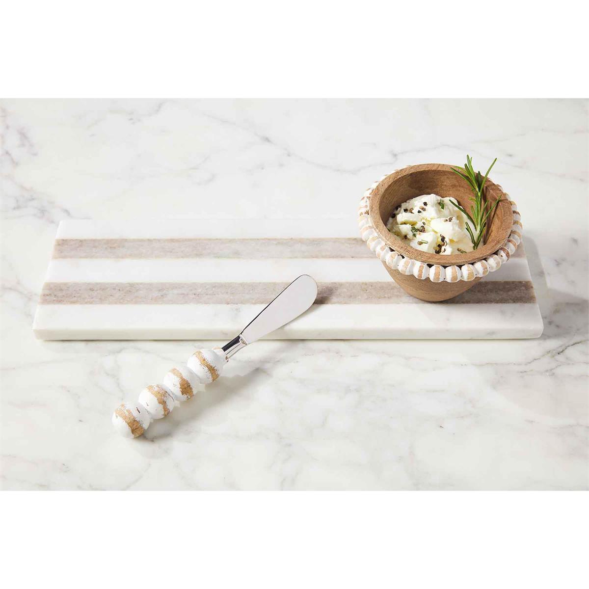 MARBLE BOARD WOOD BOWL SET