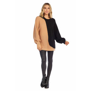 MAPLE & BLACK OVERSIZED SWEATER